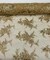 Champagne Sequin Embroidered Lace Fabric by the Yard, 54" Wide Floral Mesh Lace with Double Scalloped Edges